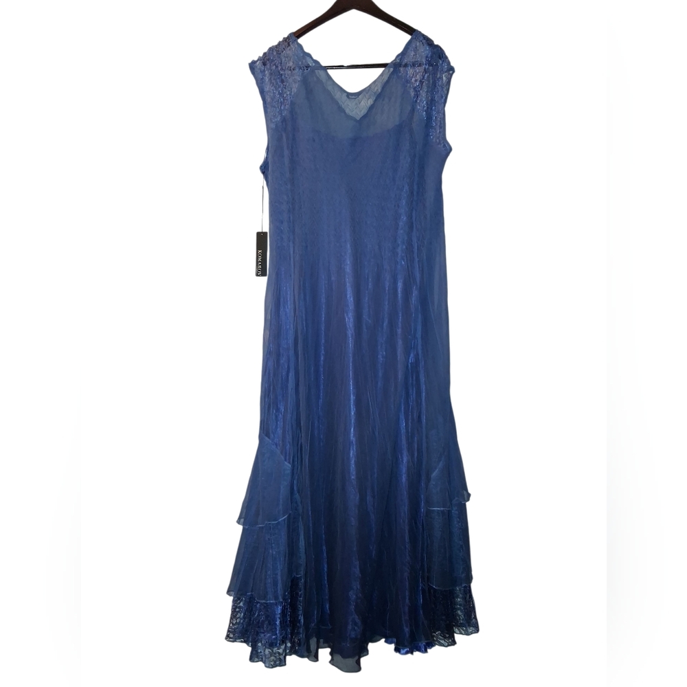 Komarov Elegant Blue Maxi Dress
